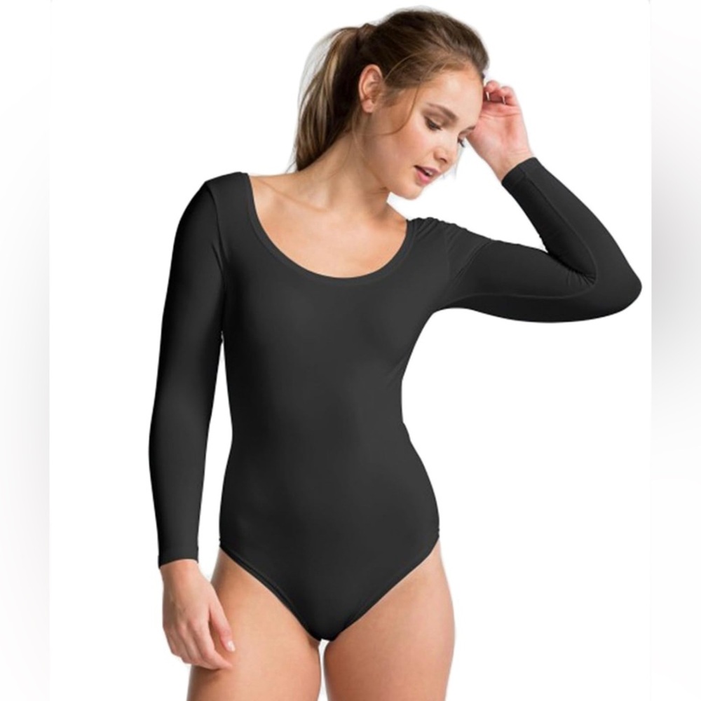 Spanx Long Sleeve Bodysuit NWT Black Size Large